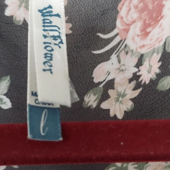 Wallflower kimono bathing suit cover up size large - Picture 3 of 4